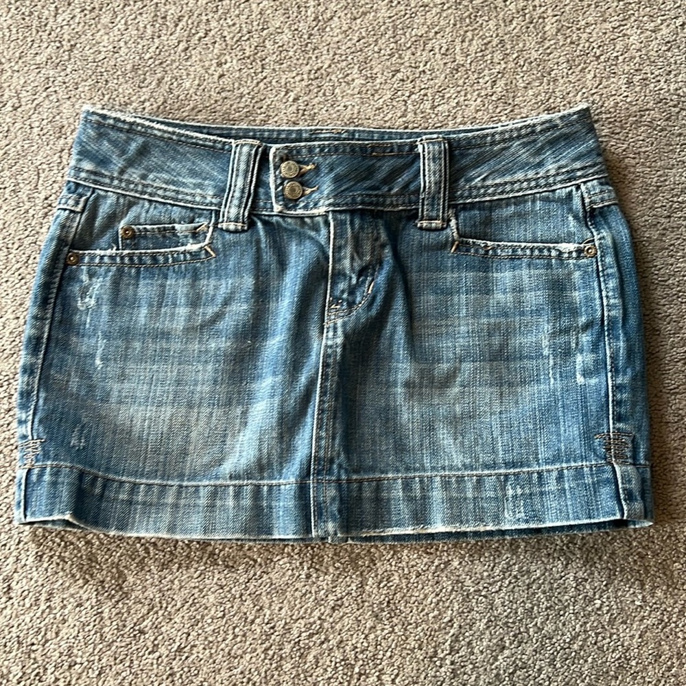 Mini Jean skirt
